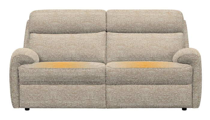 G Plan Hardy 3 Seater Sofa Heated Seats Kampala Beige